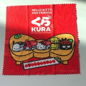 Hello Kitty X Kura sushi lens cloth